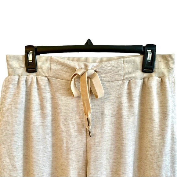 IDLA, WOMENS SWEATPANTS.ELASTIC WAIST WITH TIE STRING. LIGHT HEATHER TAN.SIZE XL - Picture 2 of 7